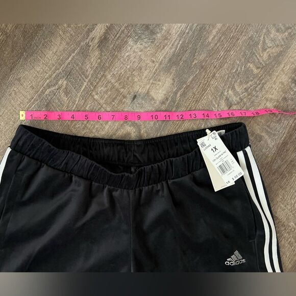 Adidas Plus Y2K Glam Velour Wide-Leg Track Pants- Size 1X - Picture 8 of 11